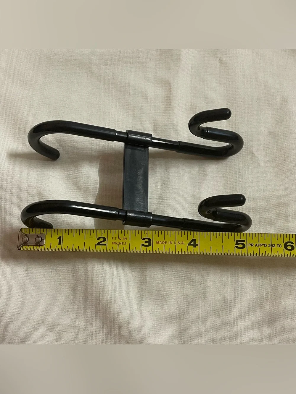 Small Black Plastic Storage Hook